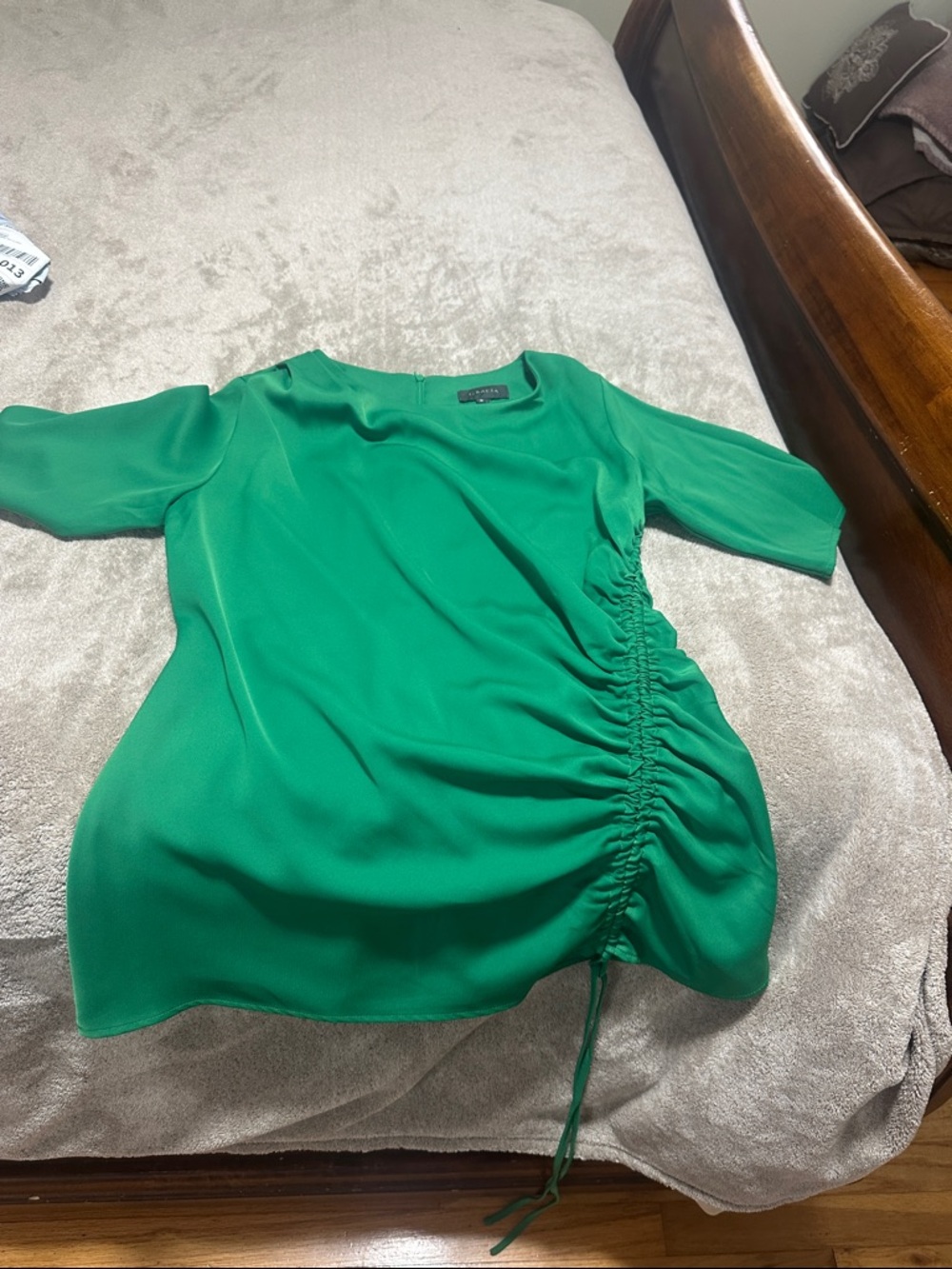 Gracia Emerald Green Boatneck Blouse